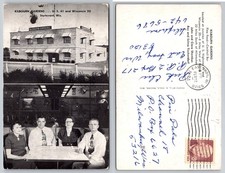 Standard Kilbourn Gardens Sturtevant Wisconsin Fine Food Cocktail Bar Postcard picture