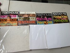 Pent House 1977- 1985 Magazine Lot Of 14 Girls Of Pent House & More Very Good picture