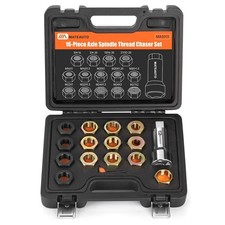 16 Piece Axle Thread Repair Kit Spindle Rethreading Tool Set Essential Axle picture