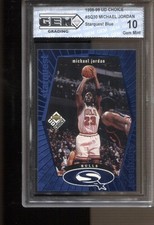 1998-99 Michael Jordan UD Choice Starquest Blue #SQ30 Gem Mint 10 Chicago Bulls picture