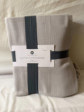 New Hotel Collection 100% Egyptian Cotton Blanket KING Palladium Gray picture