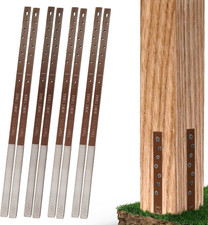 Post Buddy Pack of 8 Easy Fence Post Repair Kit (To Fix 1 Broken Wood Post)... picture