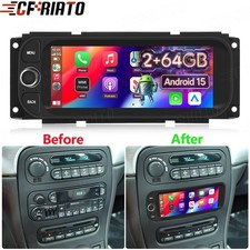 6.86'' Car Radio Stereo For Chrysler 300M 1999-2004 Android 15 Apple CarPlay GPS picture