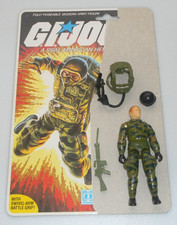 Vintage 1984 Ripcord File Card G.I. GI Joe v1 100% Complete Figure 3.75 ARAH Lot picture