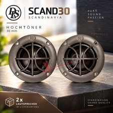 DLS SCAND30 Tweeter Scandinavia 1 pair of 30mm soft dome tweeters picture