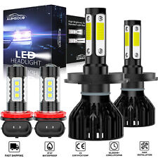 4pc LED Headlight High Low + Fog Light Bulbs Combo For Toyota Tundra 2014-2020 picture