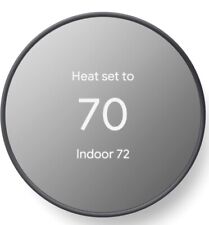 Google Nest G4CVZ Programmable Wi-Fi Thermostat - Fog Gray picture