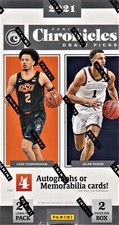 2021/22 Panini Chronicles Draft Picks Basketball Hobby Box picture