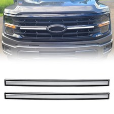 Pair Clear LED DRL Grille Lights w/Turn Signal Lamps for 2024+ Ford F150 XLT picture