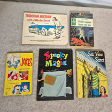 Scholastic Vintage 1964 Illustrated Paperback Lot 20,000 Leagues Spooky Magic picture