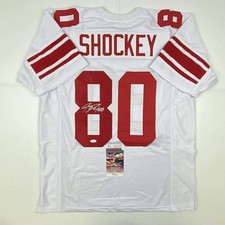Autographed/Signed JEREMY SHOCKEY New York White Jersey JSA COA Auto picture
