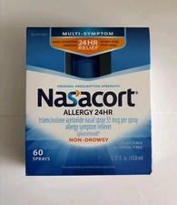 Nasacort 24HR Multi-Symptom Allergy Relief 60 Sprays Exp.  10/2027 picture