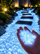 10,000pcs Glow In The Dark Stones Colorful Luminous Decorative Pebbles picture