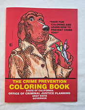 Vintage McGruff The Crime Dog (Crime Prevention Coloring Book) California Issue picture