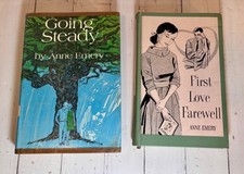 Vintage Anne Emery Teen Romance Book Lot Going Steady First Love Farewell HC picture