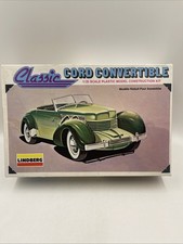 LINDBERG MODEL KIT CLASSIC CORD CONVERTIBLE 1:25 #371. , Vintage picture