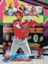 Shohei Ohtani 2018 Topps Update Series Rookie Debut #US285 LA Angels/Dodgers RC picture