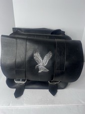 Vtg Willie & Max Motorcycle Saddlebags Set Eagle 16 lb Capacity Heavy Duty USA picture