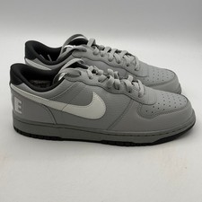 Nike Big Nike Low Shoes Men Size 9.5 Grey White Lifestyle 355152-017 picture