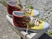 Goodguys Hot Rod High Tops Built For Speed VERY RARE VINTAGE SHOES size 9 men picture