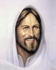 Catholic print picture - SMILING CHRIST  -   8