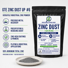 1LB Zinc Powder Gold Silver Recovery Refining Metal Precipitant Dust Casting ZN picture