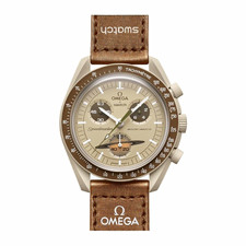 OMEGA x Swatch MoonSwatch Mission to Saturn 42mm Beige Bioceramic Quartz picture