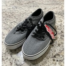Vans Atwood Low Gray Chambray Skate Shoes Mens 9.0 VN000TUY721356 picture