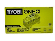 Ryobi 18V 6-Port Fast Charger Consecutively Charges PCG006 (OB) picture