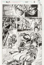 Barry Crain and Hilary Barta Marvel Comics Presents #163 Story Page 4 Mace Orig. picture
