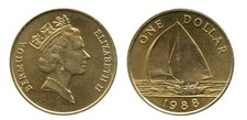 1988-2021 Bermuda 1 Dollar Sailboat $1 BMD picture