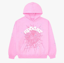 Sp5der Pink OG Web Hoodie picture