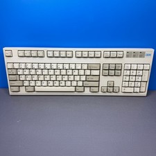 IBM 1395300 M2 MECHANICAL CLICKY KEYBOARD VINTAGE BROKEN DEFECTIVE PARTS picture