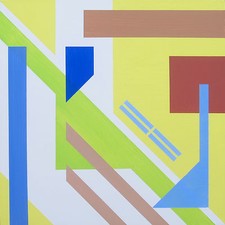Abstract Modern Geometric Original Acrylic Painting - 12