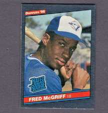 2001 DONRUSS ROOKIE REPRINT CANVAS ERROR PROTOTYPE NEVER SEEN FRED MCGRIFF 1/1 picture