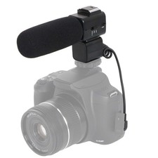 3.5mm Stereo Rechargeable On-Camera Microphone +20dB for DSLR Video Vlogging picture