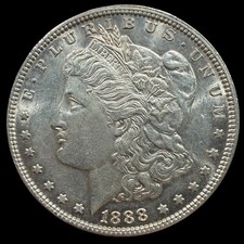 1888-P Morgan Silver Dollar, 9/27/26  picture