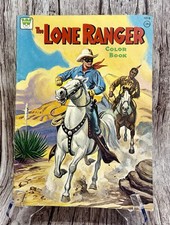 ORIGINAL 1951 THE LONE RANGER WHITMAN COLORING BOOK #1016 picture