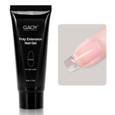 GAOY Poly Gel, 60G Nail Extension Gel, Clear Builder Enhancement for Beginner & picture