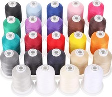 Multi-Purpose 100% Mercerized Cotton Threads -24 Basic Colors picture