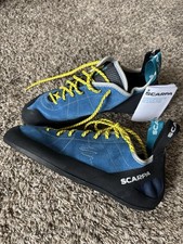 Scarpa Helix Rock Climbing Shoes Size EU 44 US 10.5 Hyper Blue Brand New No Box picture