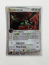 Pokemon TCG Aerodactyl ex 94/100 Sandstorm Holo Silver Border E-Reader picture