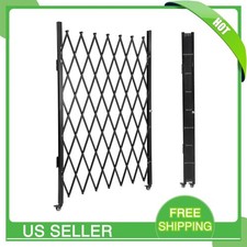 Expandable Folding Safety Gate with Wheels Portable Accordion Security Barrier picture