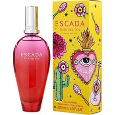 Escada Flor Del Sol 3.3 oz EDT Perfume Spray for Women Limited Ed NIB SEALED BOX picture
