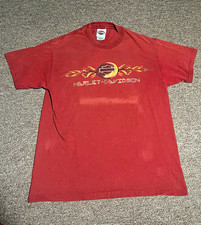 Vintage Harley-Davidson Y2K Louisville KY Red medium Graphic T-Shirt picture