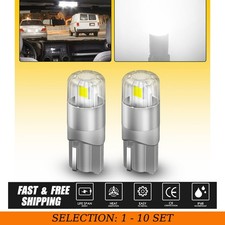 2-20X T10 194 3030 White LED Headlight License Plate Dome Light Bulb White 2US2T picture