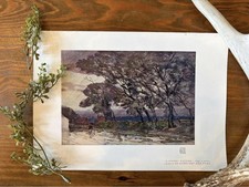 The Studio Sir Alfred East “A Stormy Evening” Art Print on Paper Unframed picture