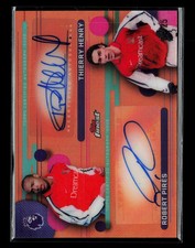 2026 Topps Finest Thierry Henry Robert Pirès #FP-HP Auto Orange Refractor /25 picture