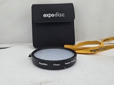 ExpoDisc Portrait 77mm Professional White Balance Filter with Pouch Used picture