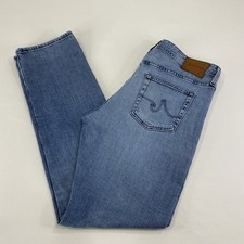 AG Adriano Goldschmied Men's Jeans 34x33 Everett Slim Straight Leg Denim Blue picture